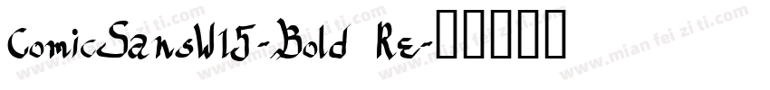 ComicSansW15-Bold Re字体转换
